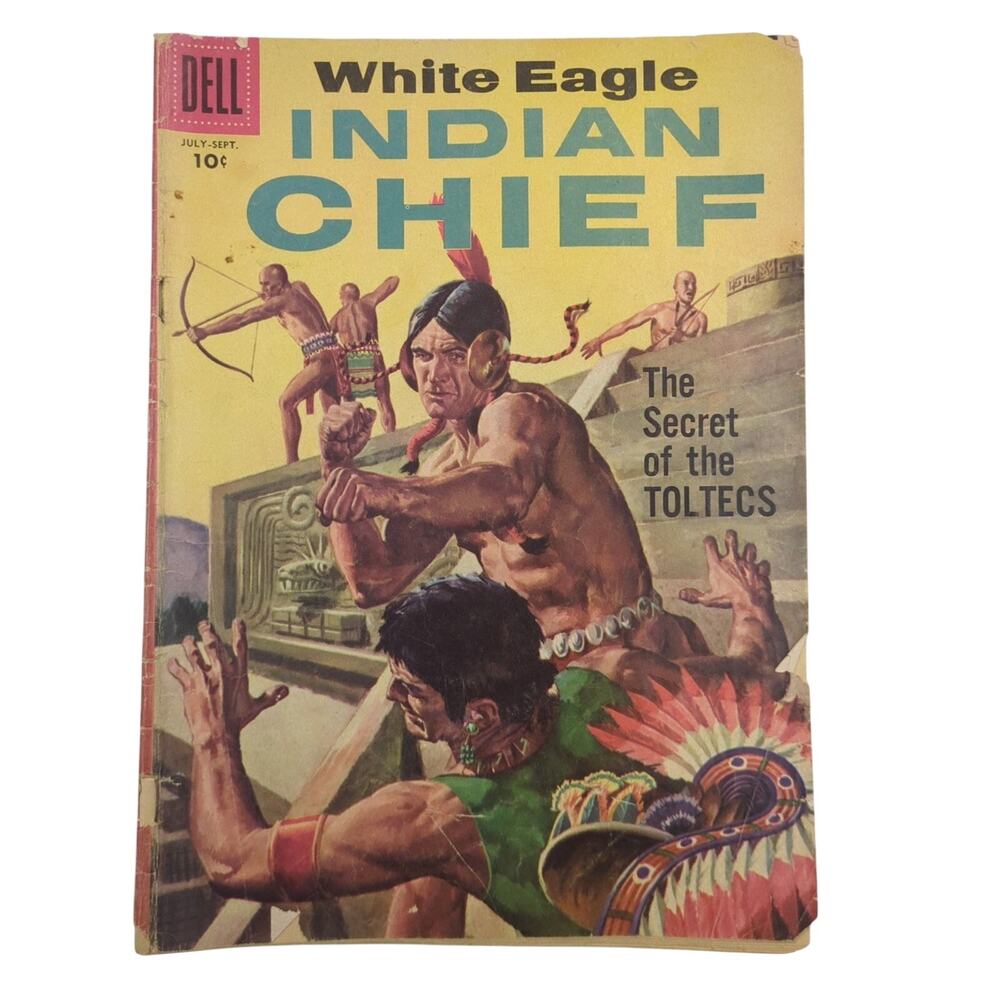 Indian Chief #27 Dell Comics White Eagle 1957 Silver Age VG+